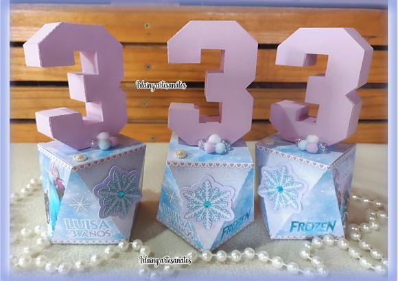 Frozen Trapézio com Número