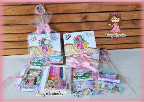 Kit Diversão Princesas da Disney Luxo