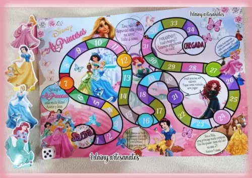 Princesas da Disney Jogo de Tabuleiro