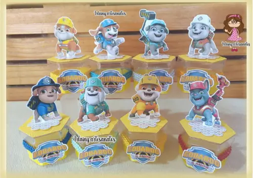 Rubble e Sua Turma Caixa de Acrílico