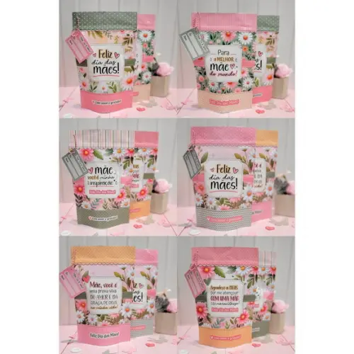 Saquinho Zip Lock Dia das Mães Pequeno
