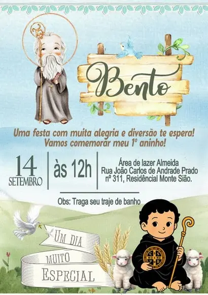 Convite Digital São Bento