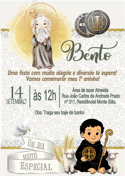 Convite Digital São Bento