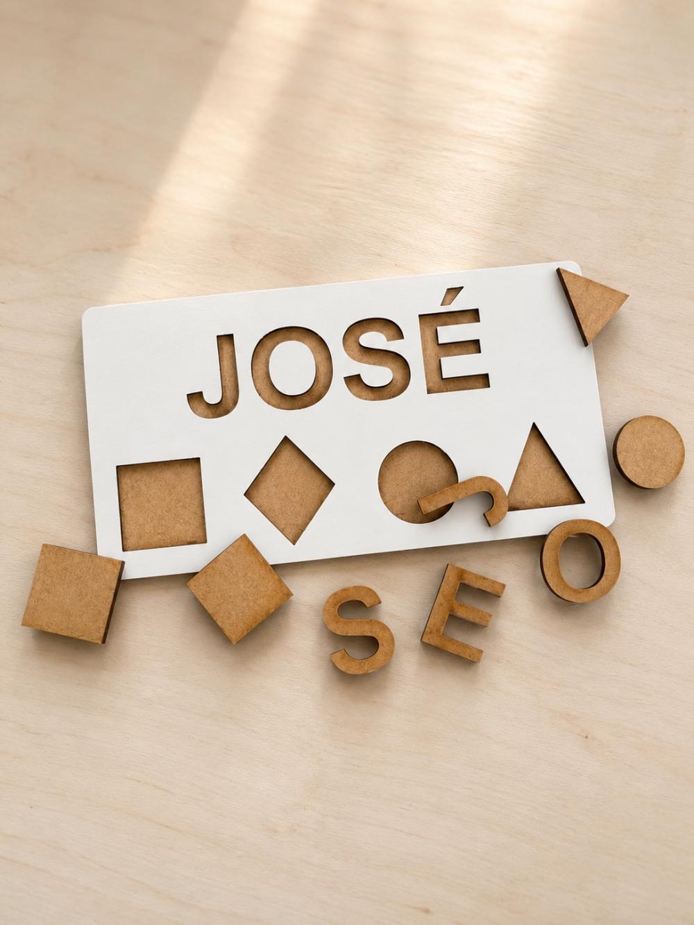 Kit Nome e Formas Geométricas Personalizado - José