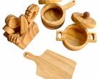 Kit Cozinha de Madeira - com 9 Peças