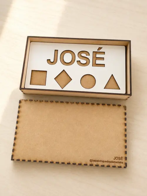 Kit Nome e Formas Geométricas Personalizado - José