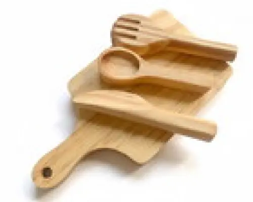 Kit Cozinha de Madeira - com 9 Peças