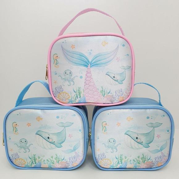 Bolsa Personalizada Fundo do Mar Sereia