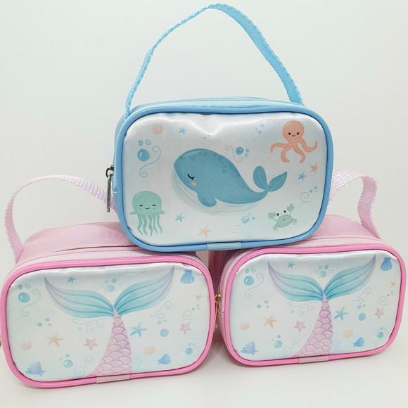 Bolsa Personalizada Fundo do Mar Sereia