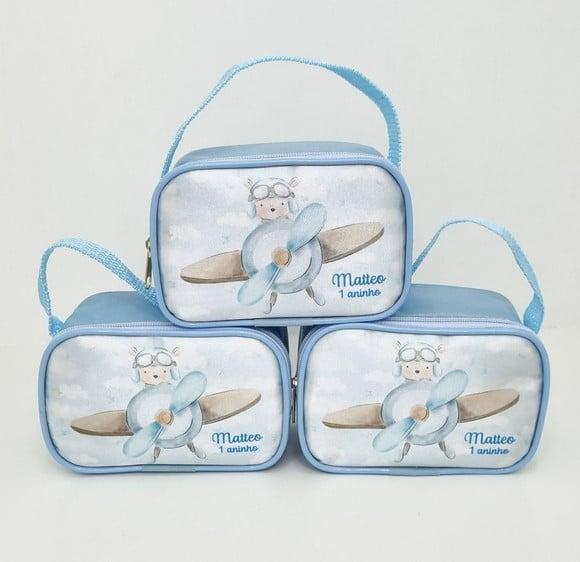 Bolsa Ursinho Aviador Personalizada