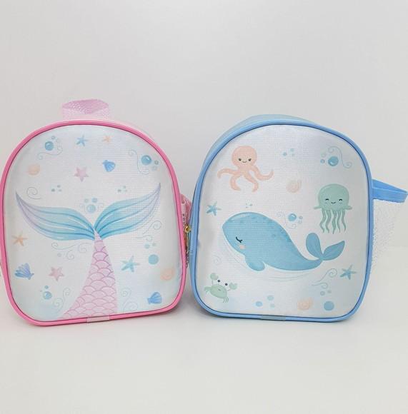 Mochila Personalizada Fundo do Mar Sereia