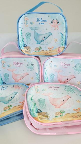 Bolsa Personalizada Fundo do Mar Sereia