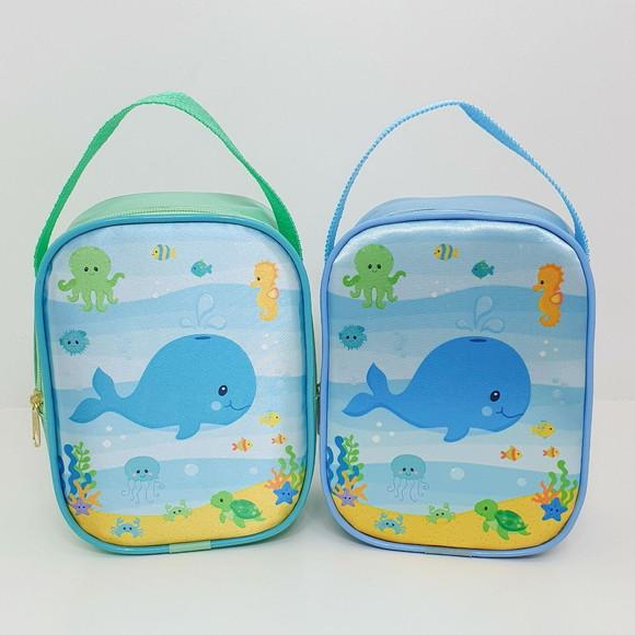 Bolsa Fundo do Mar Baleia Personalizada