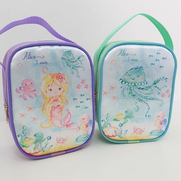 Bolsa Sereia Fundo do Mar Personalizada