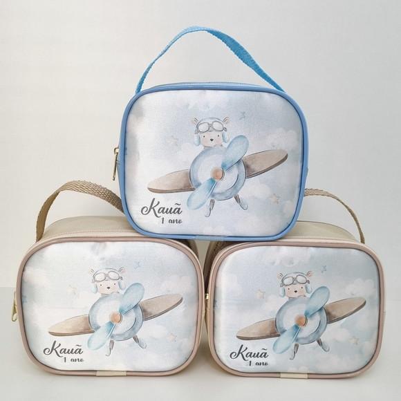 Bolsa Ursinho Aviador Personalizada