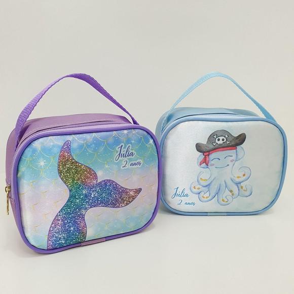 Bolsa Personalizada Sereia Fundo do Mar