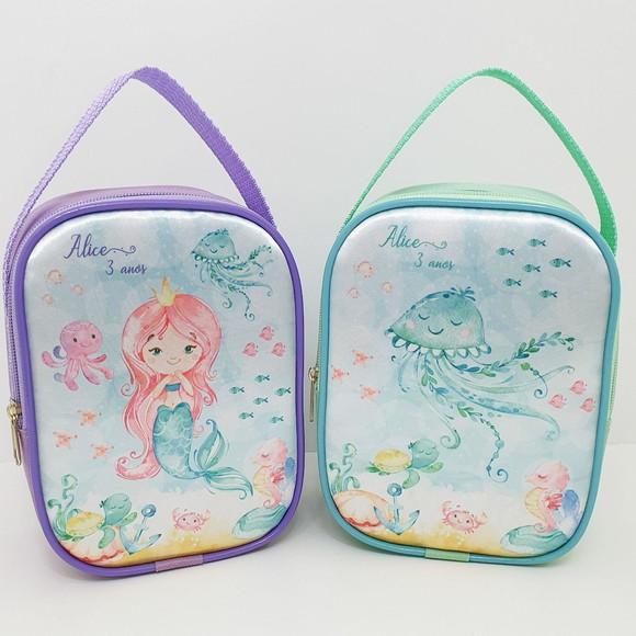 Bolsa Sereia Fundo do Mar Personalizada