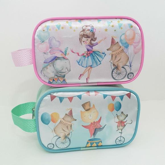 Estojo Personalizado Circo Rosa