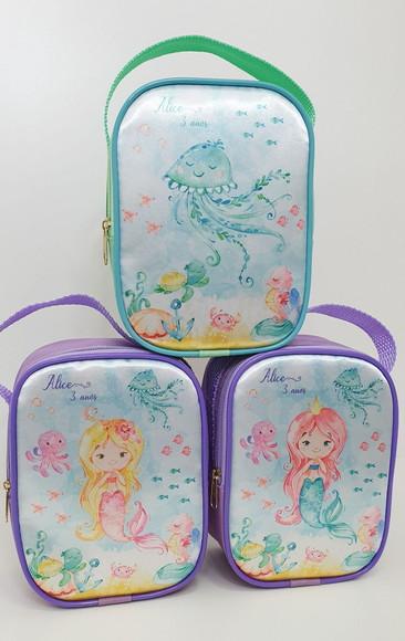 Bolsa Sereia Fundo do Mar Personalizada