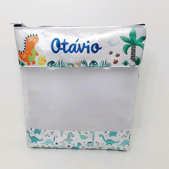 Kit 2 Nécessaires Dinossauros Personalizadas