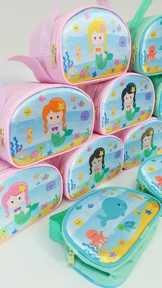 Bolsa Fundo do Mar Sereia Personalizada