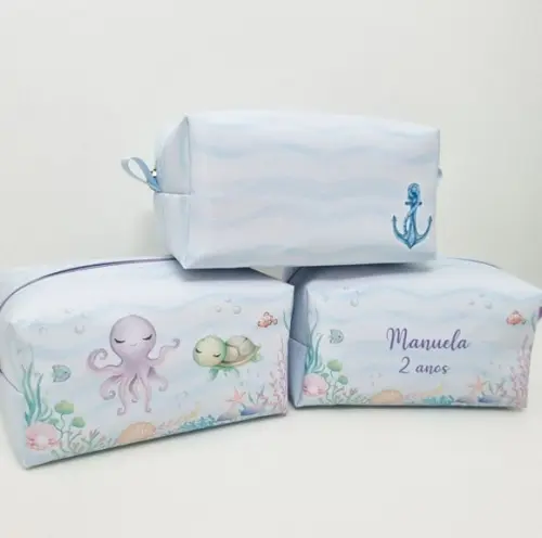 Nécessaire Fundo do Mar Personalizada