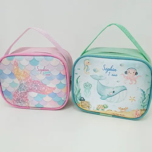 Bolsa Personalizada Sereia Fundo do Mar