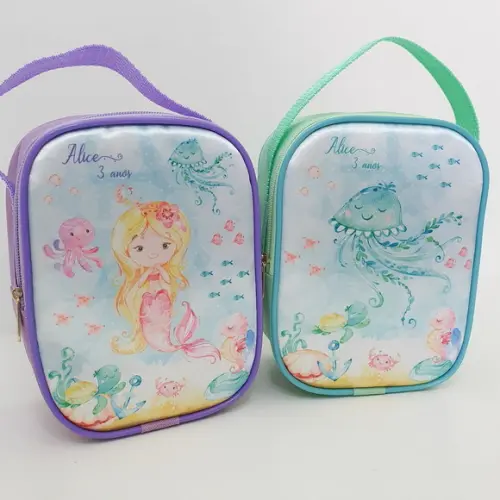 Bolsa Sereia Fundo do Mar Personalizada