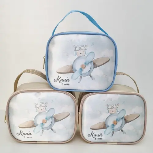 Bolsa Ursinho Aviador Personalizada