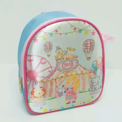 Mochila Personalizada Circo Rosa