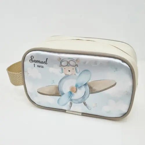Estojo Ursinho Aviador Personalizado