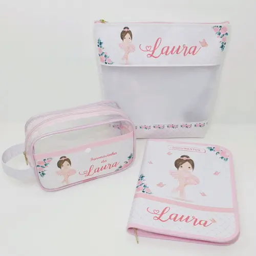 Kit Organizador Infantil Bailarina