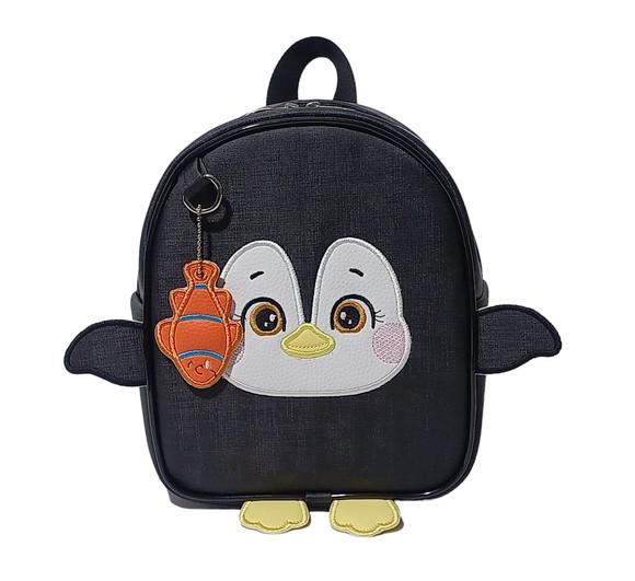 Mini Mochila Infantil - Pinguim