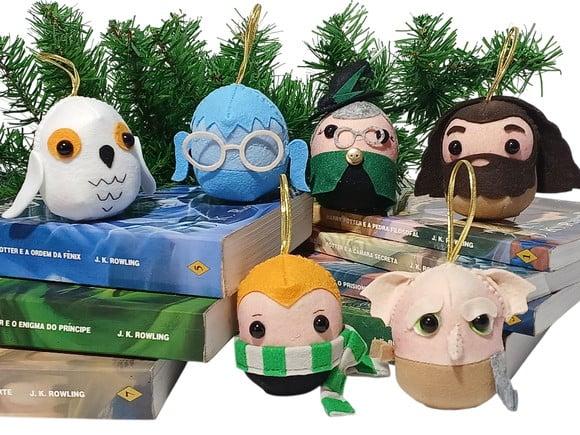 Pingentes de Natal - Magia em Hogwarts