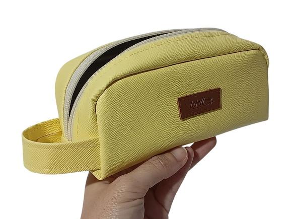 Necessaire/estojo Compacto - Amarelo