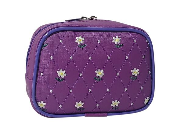 Necessaire Floral em Sintético - Pequena