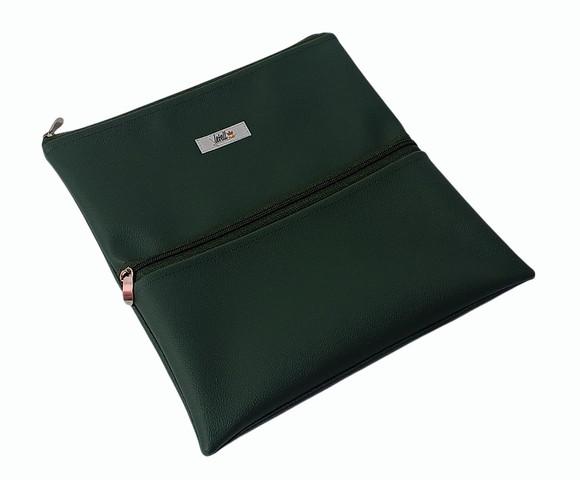 Porta Jaleco em Sintético - Verde Militar
