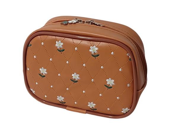 Necessaire Floral em Sintético - Pequena