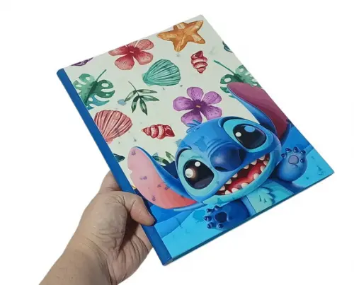 Kit com 4 Cadernos Brochurão Personalizados Infantil