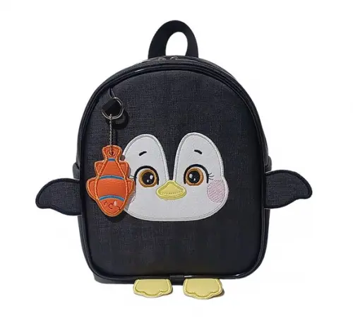 Mini Mochila Infantil - Pinguim