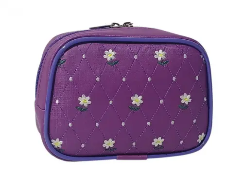 Necessaire Floral em Sintético - Pequena