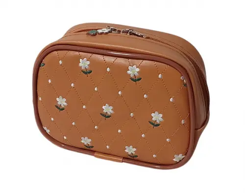 Necessaire Floral em Sintético - Pequena