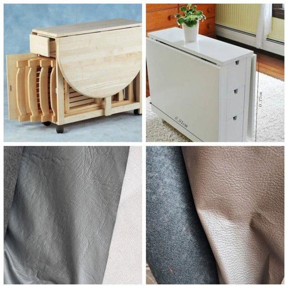 1 Capa para Mesa Dobravel em Corino Medidas até 1x1x30 se Al