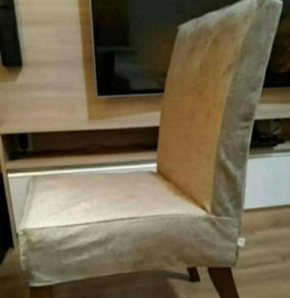 1 Capa Poltrona e Capa Almofada em Suede