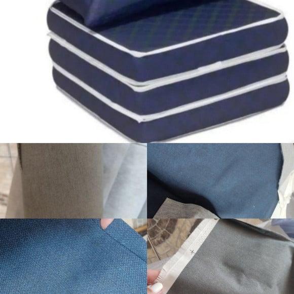 2 Capas Puff p/ Cochonete Acquablock Fechamento Total /zíper