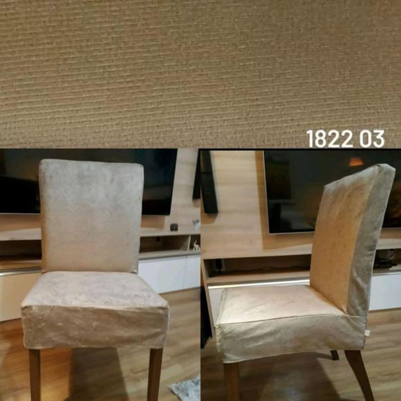 4 Capas Cadeira em Suede Sob Medida