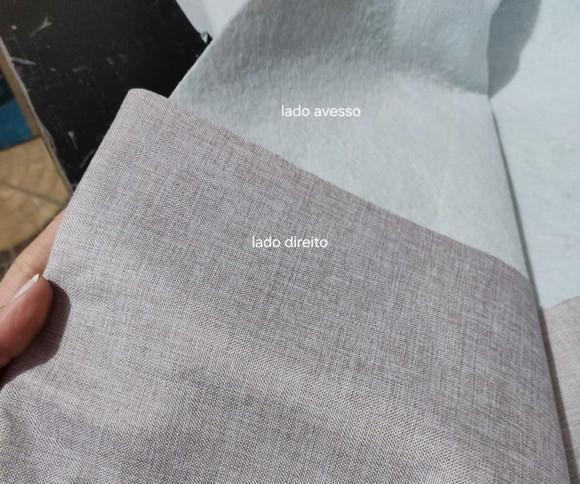 4 Capas para Poltrona com Madeira Atras em Linho