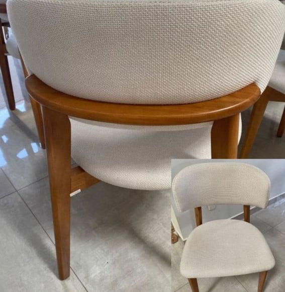 6 Capas P Cadeira Assimétrica Assento/encosto Separado Linho