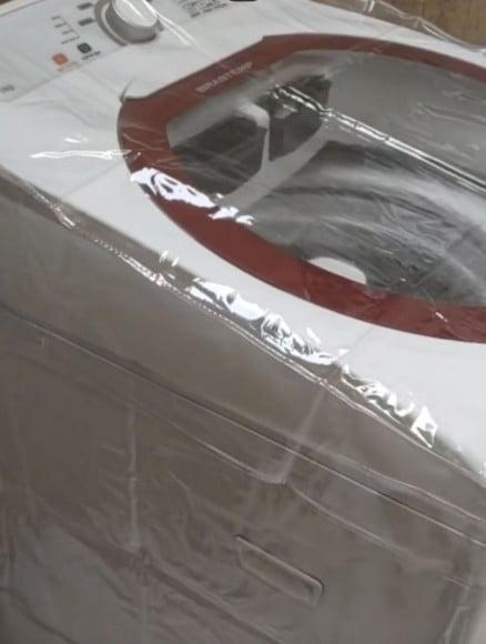 1 Capa para Máquina Sob Medida Transparente