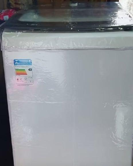 1 Capa para Máquina Sob Medida Transparente